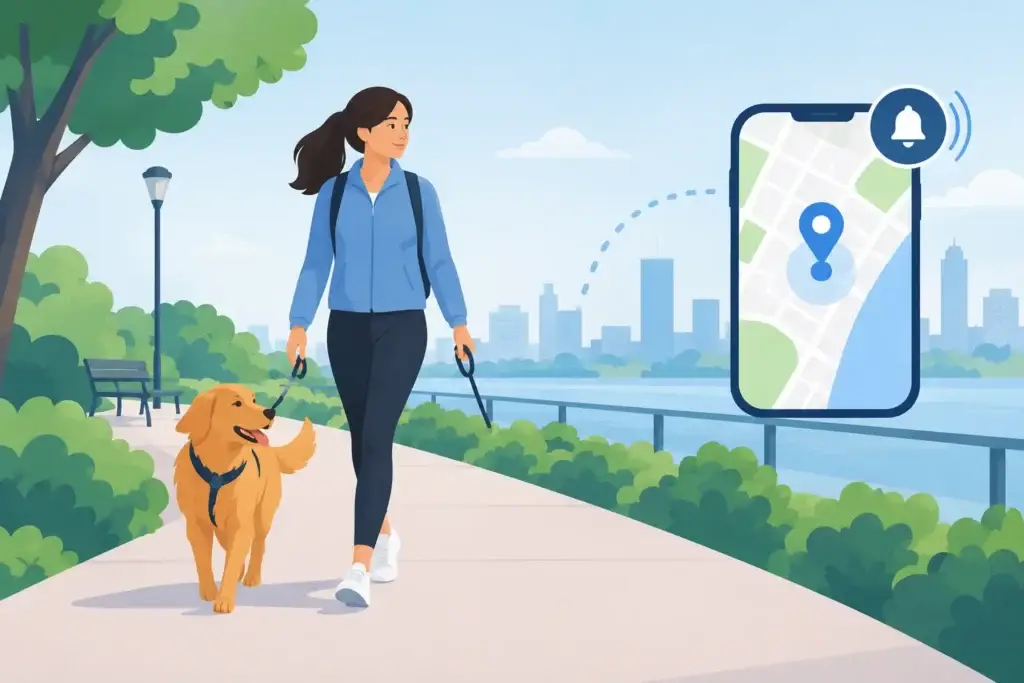 Location Alerts on Walks: A Quiet Safety Plan